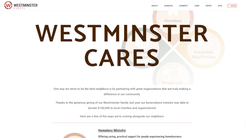 WC Cares-screenshot Web Editing Example Project for Editing Advantage